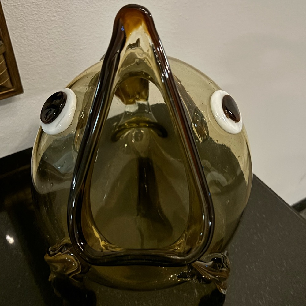 80’s Blown Glass Elegant Glass Art Sculpture